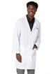 Landau Men's 5-Pocket Mid-Length Notebook Lab Coat 3174 -White-Frontview