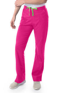 Landau ProFlex Women's Straight-Leg Cargo Scrub Pants 2042 -Primrose-Frontview