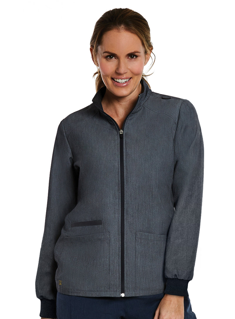 Comfy Warm-Up Jacket Heather Grey Main