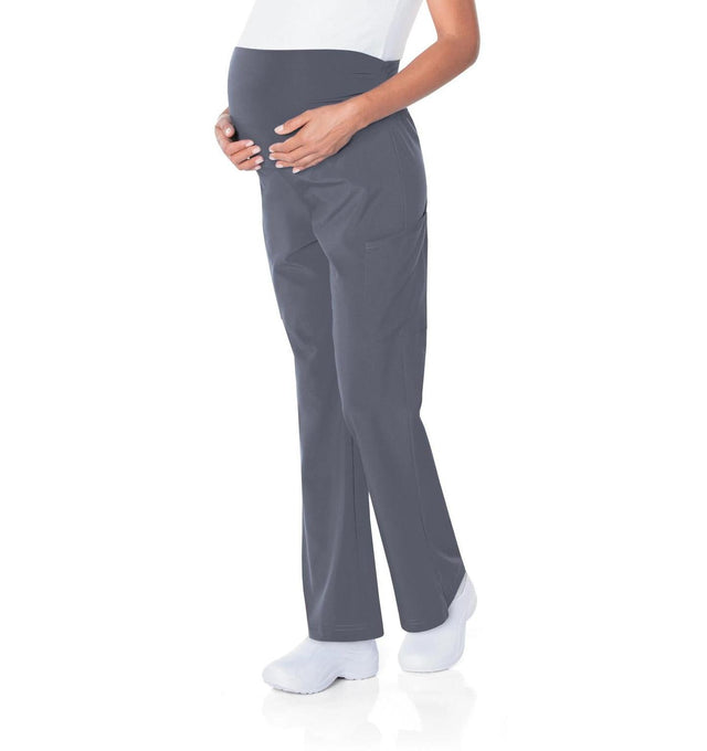 Landau ProFlex Women's Bootcut Maternity Scrub Pants 2399 -Steel-sideview