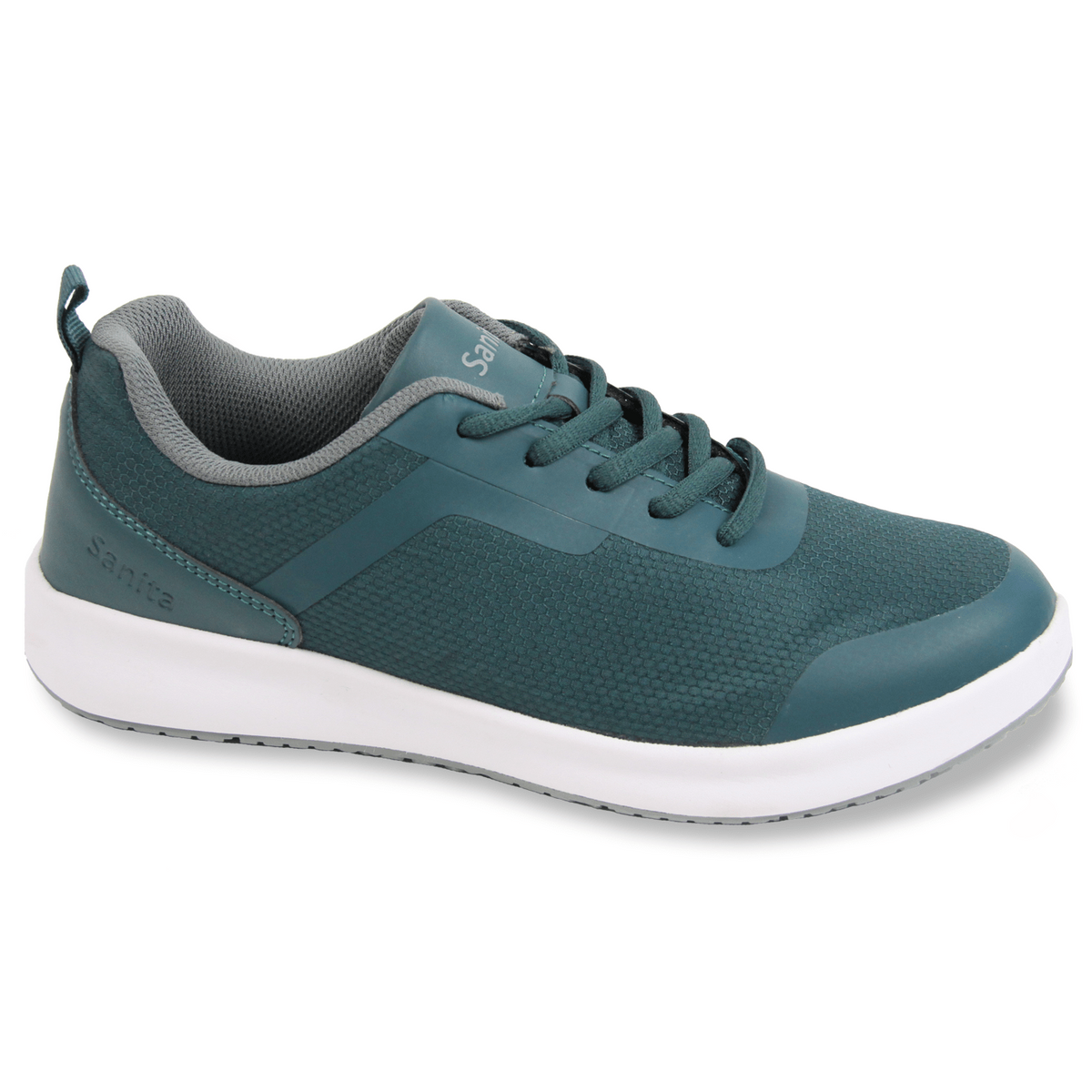 Sanita Concave Women's Green Medical Safety Sneaker - side view