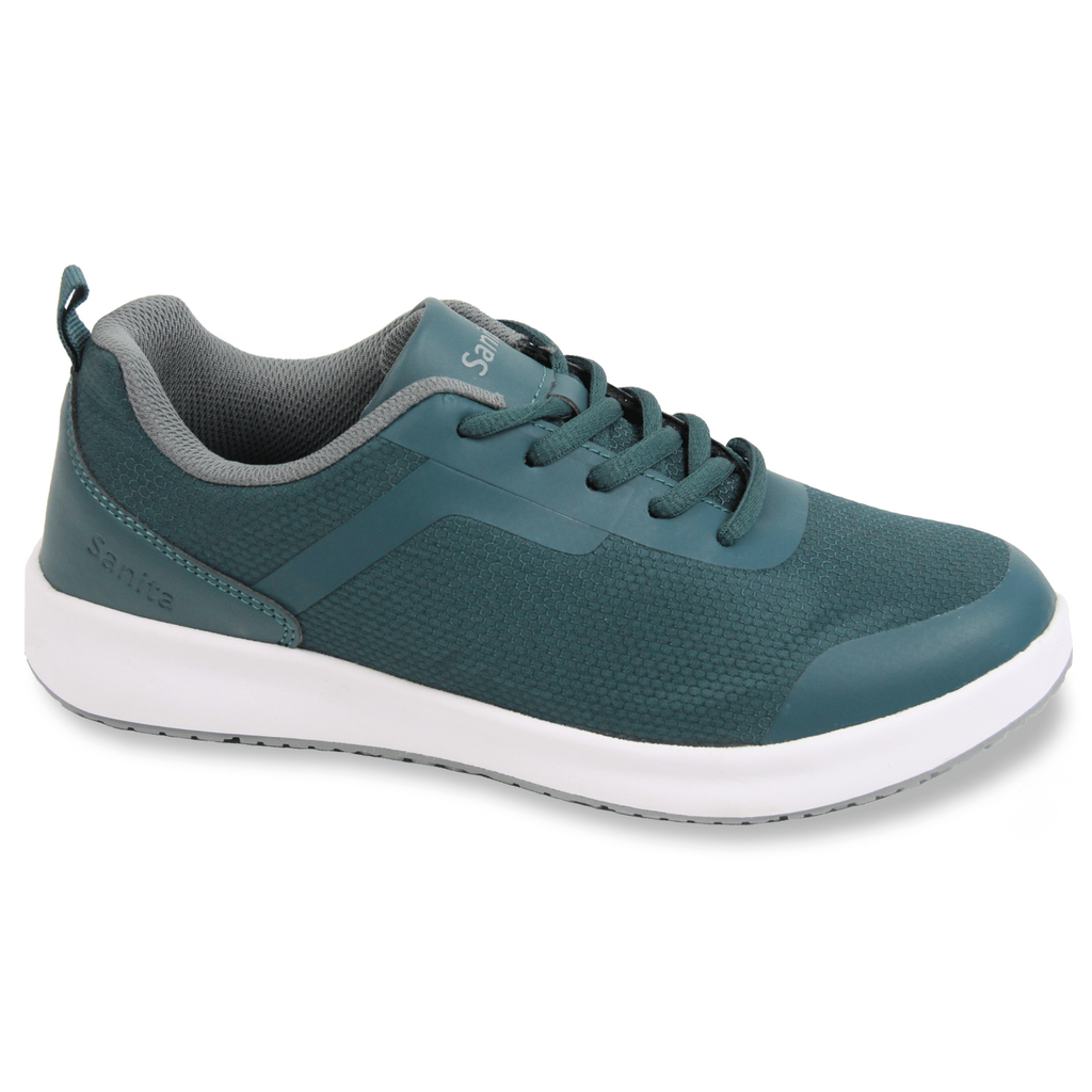 Sanita Concave Women's Green Medical Safety Sneaker -  side view