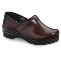 Sanita Pro. Cabrio Women's Brown Medical Clog - side view