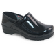 Sanita Sabel Women's Black Blue Medical Clog - side view