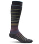 Sockwell Women's Circulator Compression Socks Black Stripe