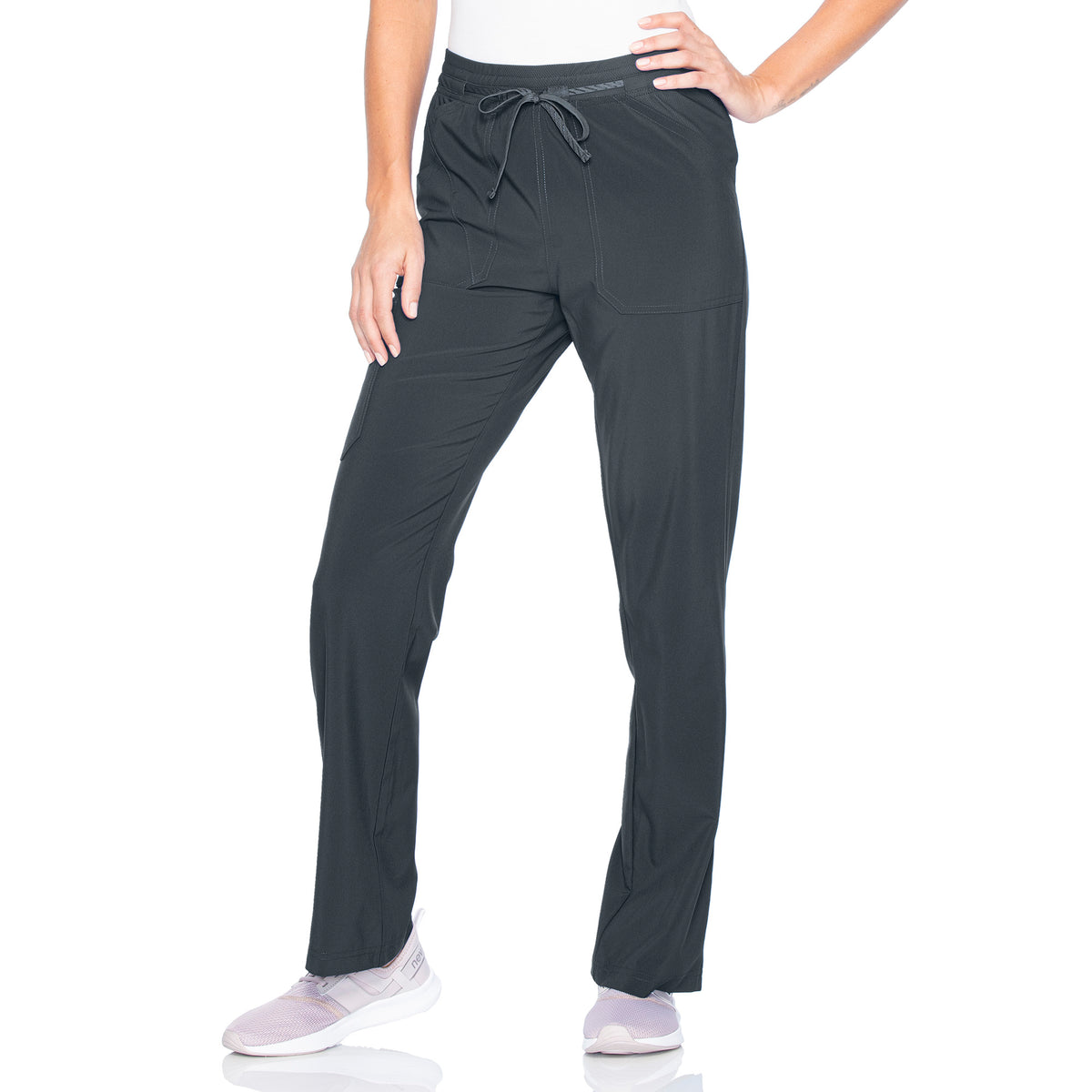 Urbane Performance Women's Straight-Leg Cargo Scrub Pants 9739 -Graphite