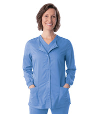 Landau ProFlex Women's Warm-Up Scrub Jacket 3038 -Ceil-frontview