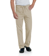 Landau Essentials Unisex Straight-Leg Scrub Pants 7602 -Sandstone-Frontview