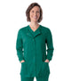 Landau ProFlex Women's Warm-Up Scrub Jacket 3038 -Hunter-frontview