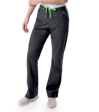 Landau ProFlex Women's Straight-Leg Cargo Scrub Pants 2042 -Graphite-Frontview