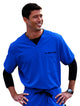 Jockey Unisex One-Pocket Scrub Top Royal